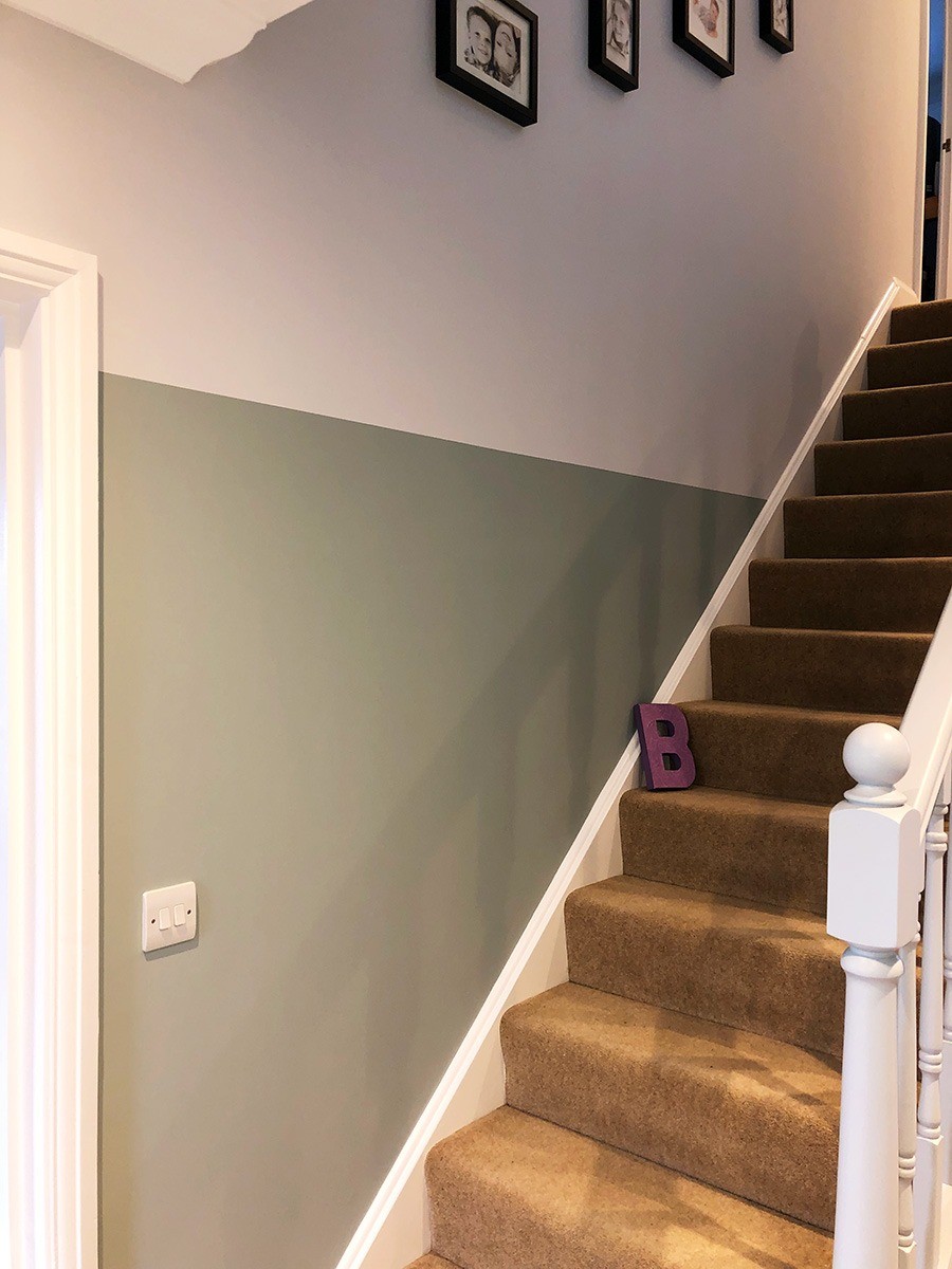 A Stunning Staircase and Hallway Transformation, Henlow
